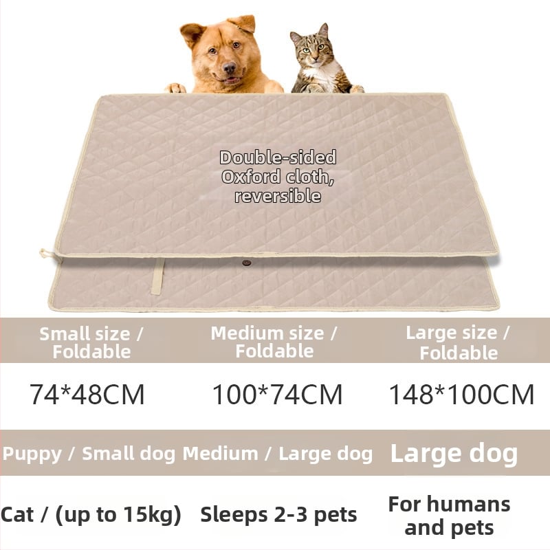 Охлаждаща подложка за котки, всесезонна, платнена, преносима и миеща се, произход Дзянсу