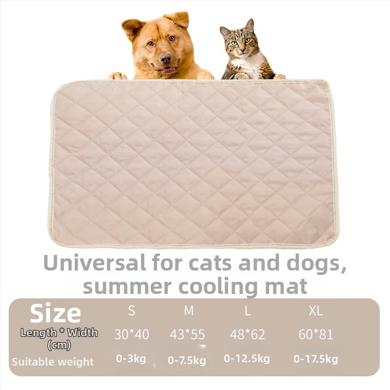 Охлаждаща подложка за котки, всесезонна, платнена, преносима и миеща се, произход Дзянсу