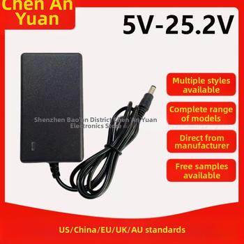 Punjač za litij baterije 25,2V/16,8V/21V – ulaz 25,2V, izlaz 25,2V1A, serije 5V/7,4V/8,4V/12,6V/16,8V/24V/25,2V, kompatibilan s 18650 polimernim ćelijama