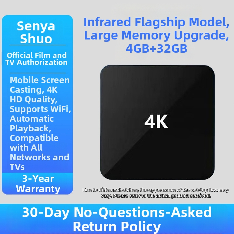 Set-top box pre televíziu (4K, 8-jadrový procesor, 4GB RAM, 32GB úložisko, WiFi)