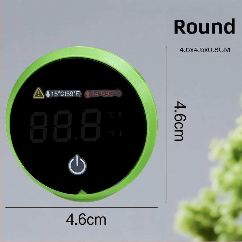 Teplomer do akvária - vysoká presnosť, mini digitálny, externý lepiaci senzor