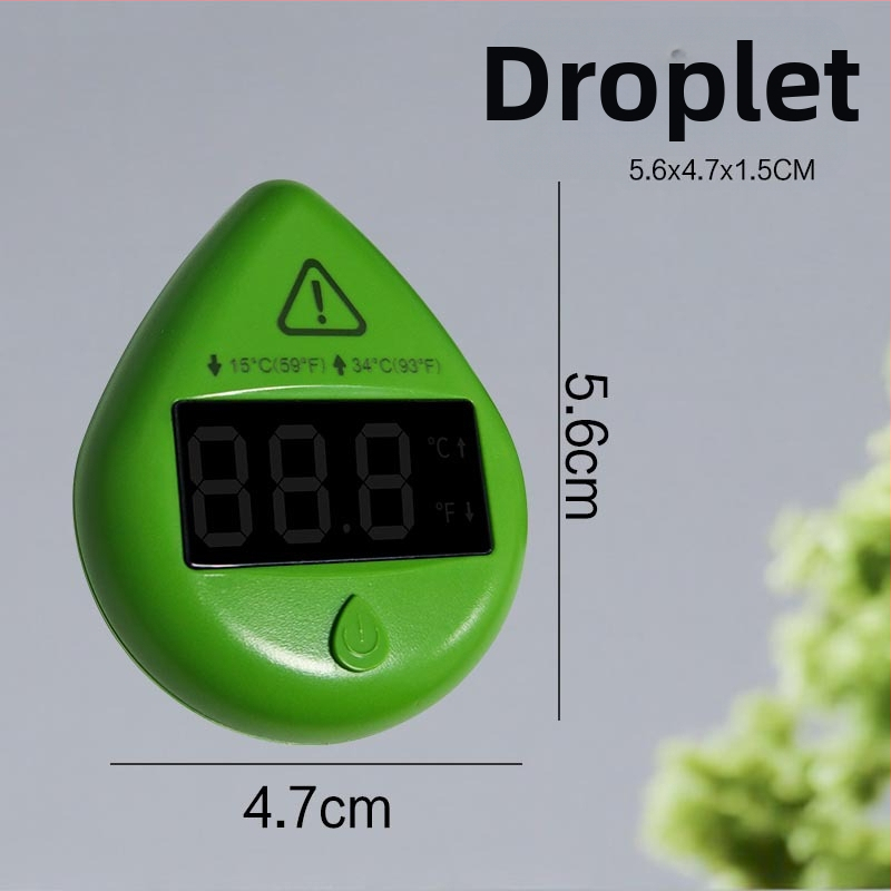 Teplomer do akvária - vysoká presnosť, mini digitálny, externý lepiaci senzor