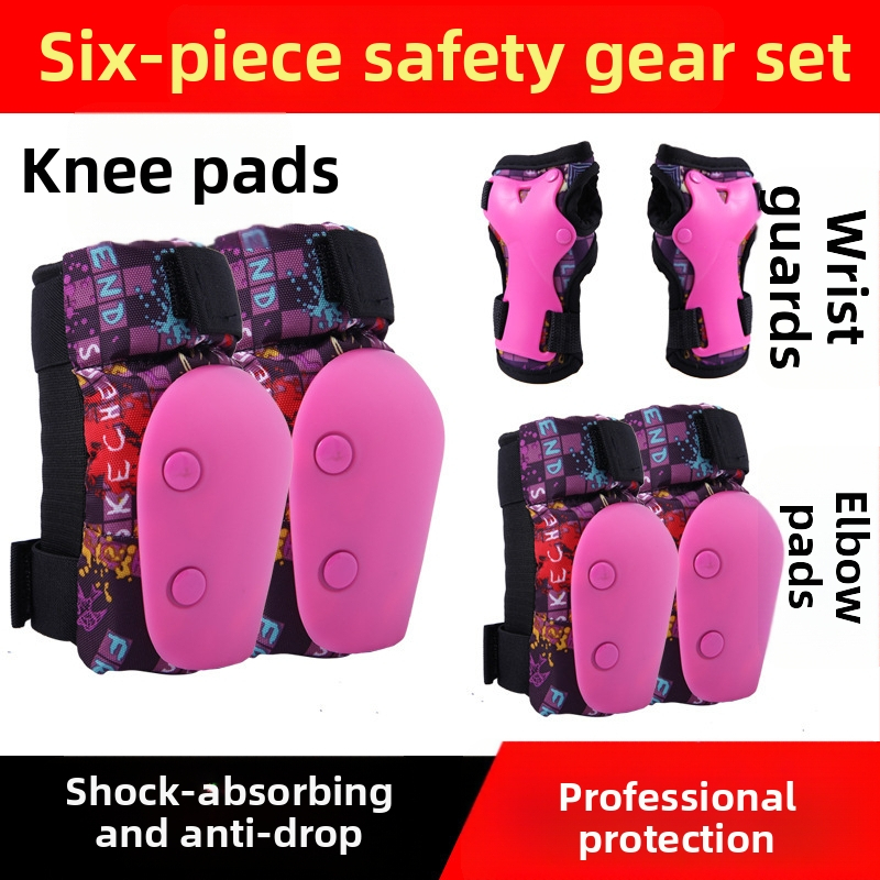 Roselle Detská súprava ochranných chráničov na inline korčule: chrániče dlane, lakťa a kolena z peny