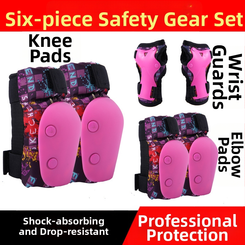 Roselle Detská súprava ochranných chráničov na inline korčule: chrániče dlane, lakťa a kolena z peny