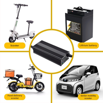 Punjač litijeve baterije za električna vozila s aluminijskim kućištem, ulaz 110V/220V, izlaz 84V/87.6V/88.2V, 8A, CE/FCC certifikat