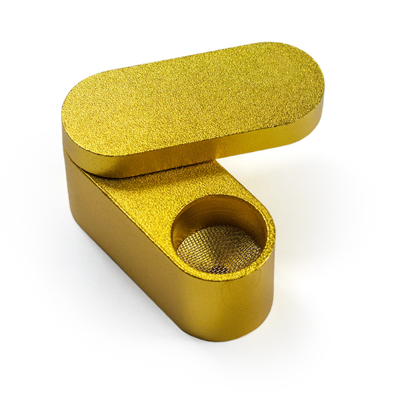 Mini sklopiva metalna lula s filtrom - ponovno upotrebljiva, moguć tisak logotipa