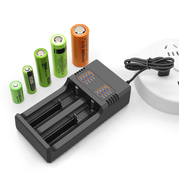 USB dvostruki punjač Li-ion baterija 18650/21700/26650 | Ulaz DC5.0V, Izlaz DC4.2V-2000mA, USB, CE certifikat