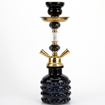 Hookah kétcsöves, fémből készült, Yingtai márka, logónyomtatás elérhető