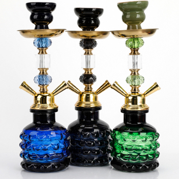 Hookah kétcsöves, fémből készült, Yingtai márka, logónyomtatás elérhető