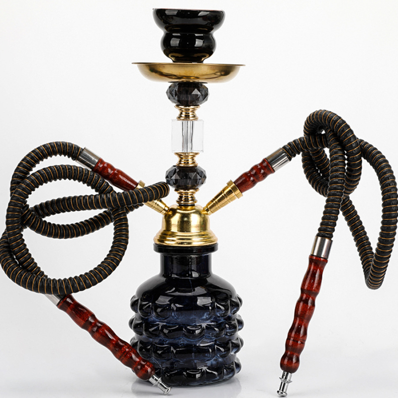Hookah kétcsöves, fémből készült, Yingtai márka, logónyomtatás elérhető
