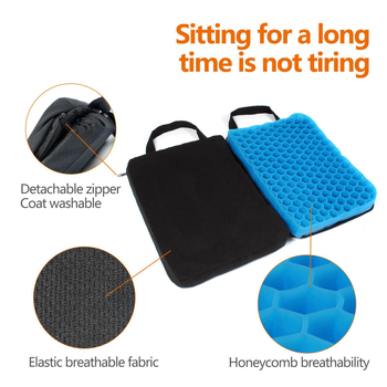 Gel Μαξιλάρι Καθίσματος με Κυψελοειδή Δομή – Φορητό, Αναδιπλούμενο, Επεκτάσιμο για Δραστηριότητες Εκτός Κατοικίας; Υλικό: Άλλα Υλικά; Προέλευση: Zhejiang Tiantai; Μάρκα: new family