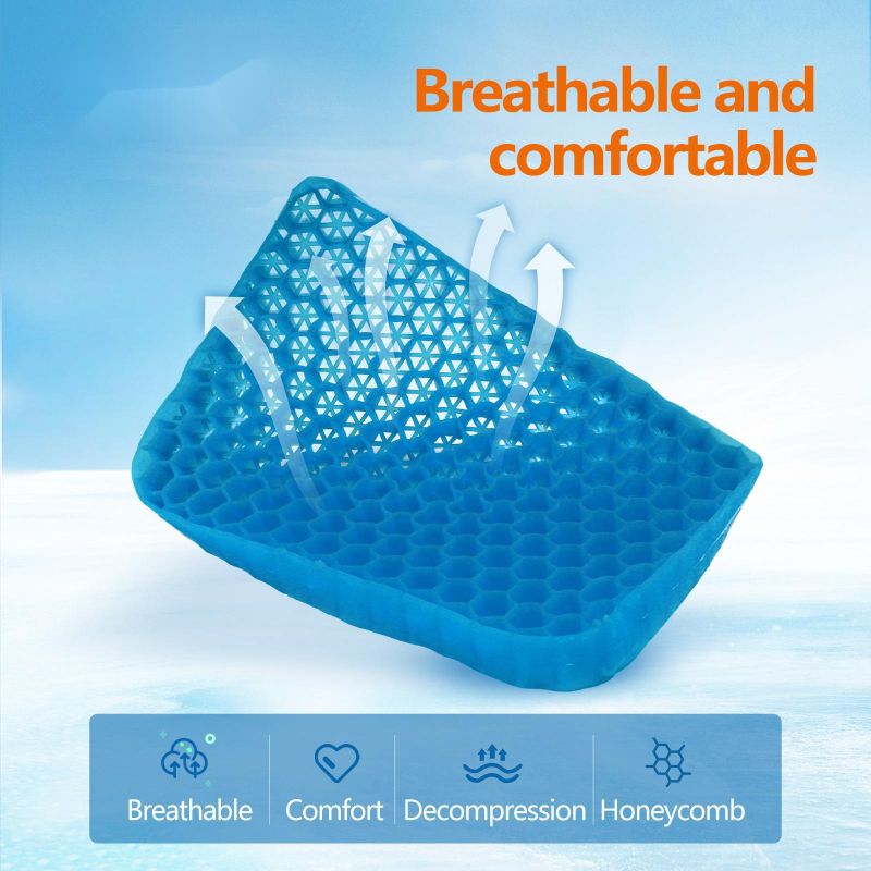 Gel Μαξιλάρι Καθίσματος με Κυψελοειδή Δομή – Φορητό, Αναδιπλούμενο, Επεκτάσιμο για Δραστηριότητες Εκτός Κατοικίας; Υλικό: Άλλα Υλικά; Προέλευση: Zhejiang Tiantai; Μάρκα: new family