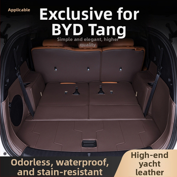 BYD Tang DMI cúmagtér rohož, plné pokrytie, 2024 verzia Honor, Tang EV s 7 miestami, materiál: TPE+XPE s protišmykovou vrstvou, kód produktu 71004, prvotriedna kvalita, prispôsobenie k dispozícii.