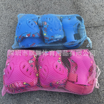 Σετ προστατευτικού εξοπλισμού για παιδιά για ρόλερ σκι: προστατευτικά παλάμης, αγκώνων, γονάτων και κεφαλής με επένδυση από σφουγγάρι