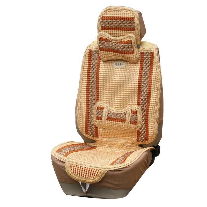 Autóülés párna készlet, magas rugalmú pamutból, egész éves használatra, minimalist stílus, szellőzés