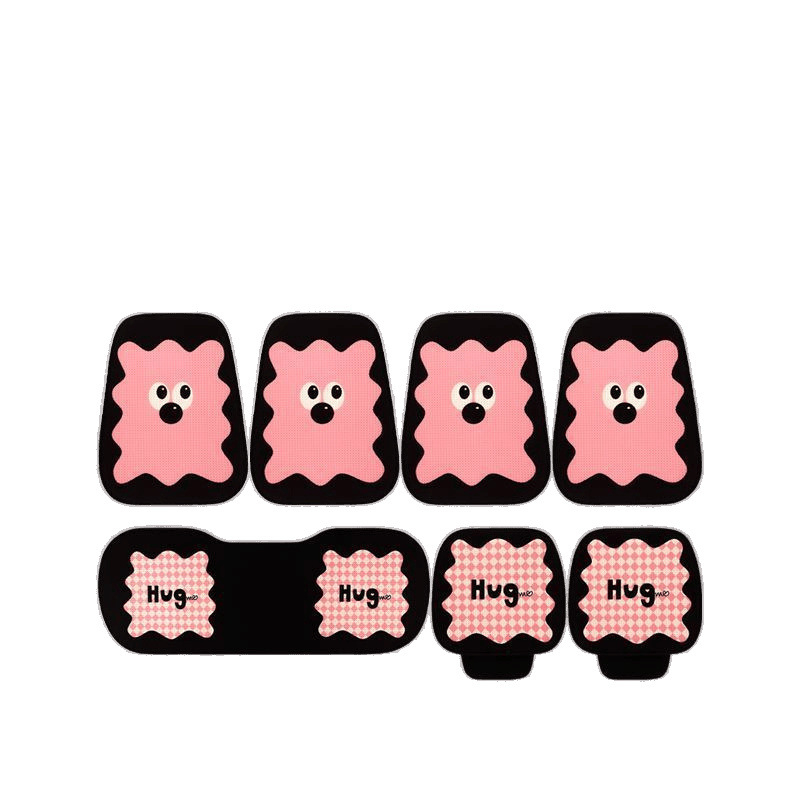 Μαξιλάρι καθίσματος αυτοκινήτου, πολυεστέρας, αναπνευστικό, καλοκαιρινή ψύξη, ενιαίο κομμάτι, χαριτωμένο σχέδιο κινουμένων σχεδίων, κατάλληλο για τέσσερις εποχές