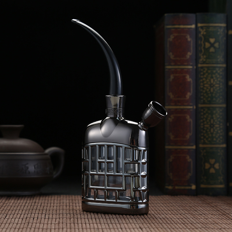 Műanyag vízipipa több szűrővel, mosható, keringő szűrőrendszerrel – ajándékdobozos csomagolás