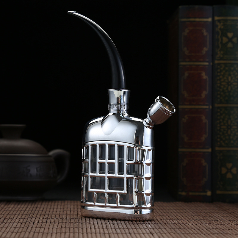 Műanyag vízipipa több szűrővel, mosható, keringő szűrőrendszerrel – ajándékdobozos csomagolás