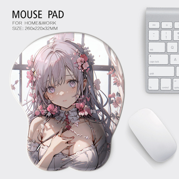 Kis gyanta egérpad, egyoldalas, hőtranszfer nyomtatás, nyomtatott logó, OEM testreszabás, japán stílusú irodai egérpad.