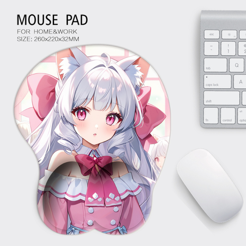 Kis gyanta egérpad, egyoldalas, hőtranszfer nyomtatás, nyomtatott logó, OEM testreszabás, japán stílusú irodai egérpad.