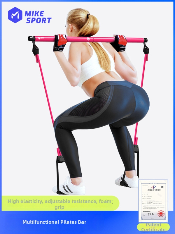 Pilates štap za tijelo s latex cijevima i latex linijom otpora, debljina stijene 2,5 mm