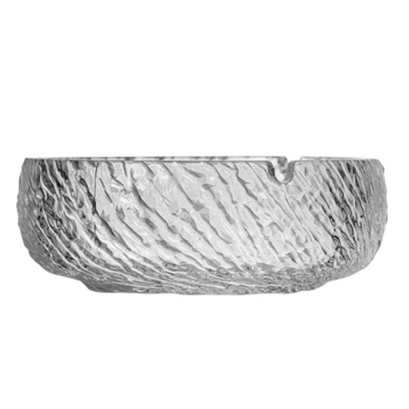 Scrumieră de sticlă – stil minimalist, siglă tipărită, personalizare disponibilă, cadou potrivit