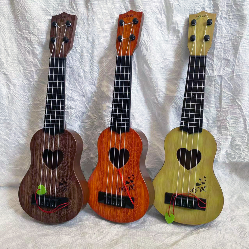 Ukulele pentru copii din plastic, pentru 4–6 ani; dezvoltă simțurile și coordonarea mână-ochi; 3C certificat 2019152202026856