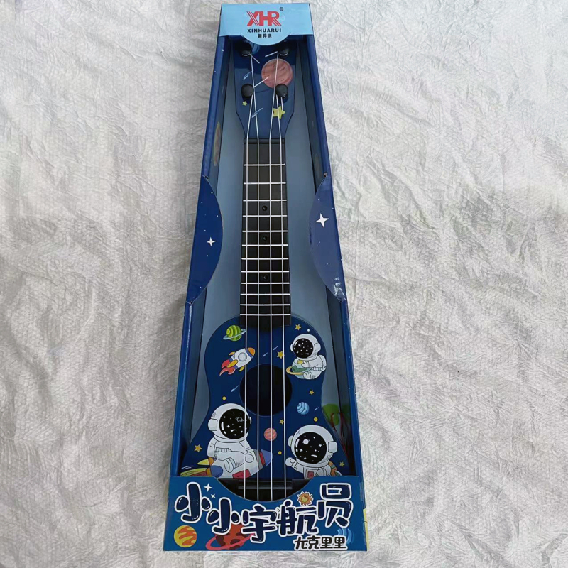 Ukulele pentru copii din plastic, pentru 4–6 ani; dezvoltă simțurile și coordonarea mână-ochi; 3C certificat 2019152202026856