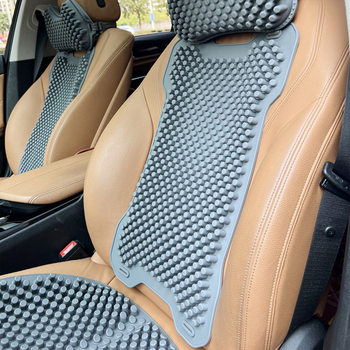 New Wynn silikonska podloga za automobil s naslonom, prozračna hlađena površina, masaža i ventilacija; punilo: silikon; površina: silikon; sve sezone