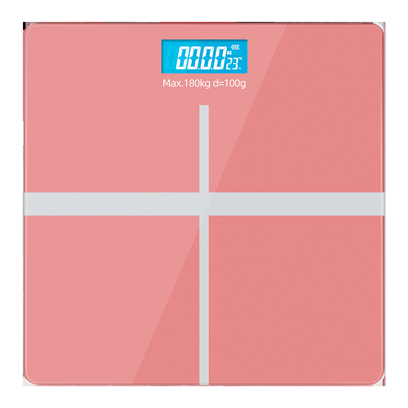 Cântar de uz casnic cu suprafață de sticlă, Time Star, electronic, capacitate maximă 180 kg, alimentare AAA/USB, etichetare privată disponibilă