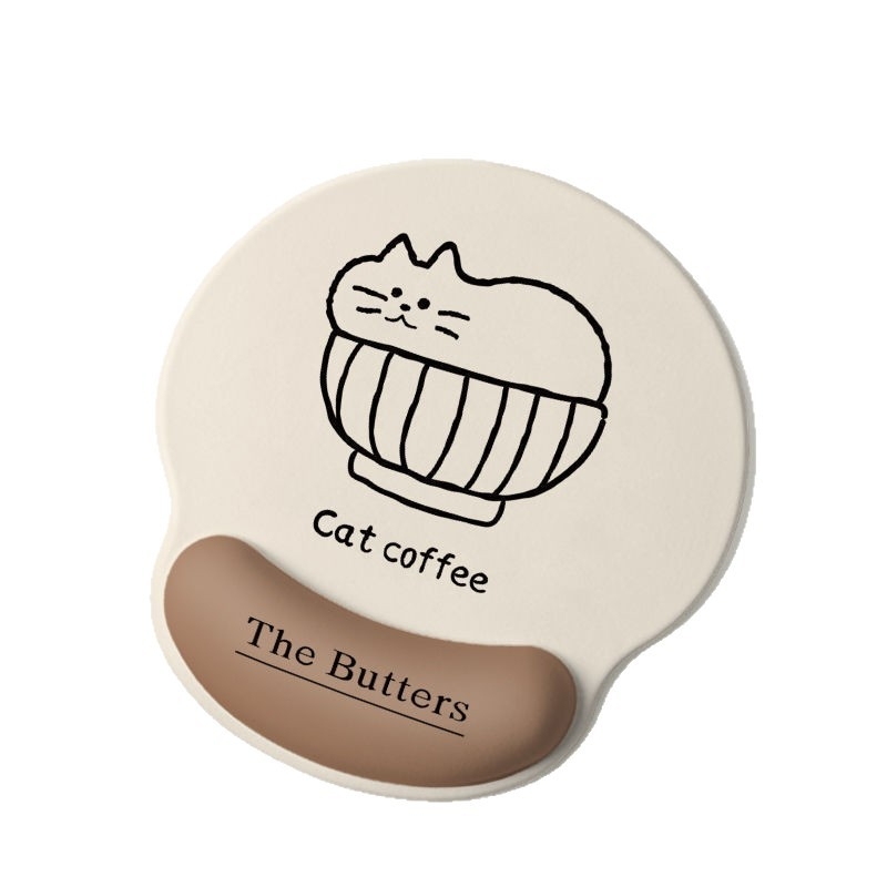 Mp-406 Gumena podloga za miš s podrškom za zglob, mala podloga, stolni mat u japanskom minimalističkom stilu