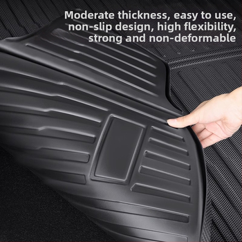 Tesla Model Y3 Ενσωματωμένο Κάλυμμα Αποσκευών, Υλικό TPE, Διαθεσιμότητα Προσαρμογής, Κωδικός 007, Ειδικά Πατάκια