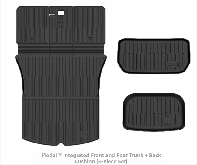 Tesla Model Y3 Ενσωματωμένο Κάλυμμα Αποσκευών, Υλικό TPE, Διαθεσιμότητα Προσαρμογής, Κωδικός 007, Ειδικά Πατάκια