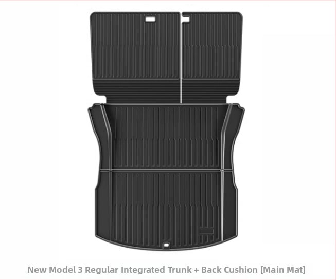 Tesla Model Y3 Ενσωματωμένο Κάλυμμα Αποσκευών, Υλικό TPE, Διαθεσιμότητα Προσαρμογής, Κωδικός 007, Ειδικά Πατάκια