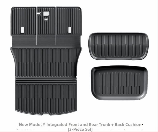 Tesla Model Y3 Ενσωματωμένο Κάλυμμα Αποσκευών, Υλικό TPE, Διαθεσιμότητα Προσαρμογής, Κωδικός 007, Ειδικά Πατάκια