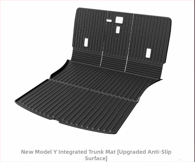 Tesla Model Y3 Ενσωματωμένο Κάλυμμα Αποσκευών, Υλικό TPE, Διαθεσιμότητα Προσαρμογής, Κωδικός 007, Ειδικά Πατάκια