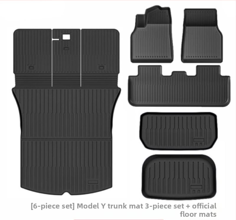 Tesla Model Y3 Ενσωματωμένο Κάλυμμα Αποσκευών, Υλικό TPE, Διαθεσιμότητα Προσαρμογής, Κωδικός 007, Ειδικά Πατάκια