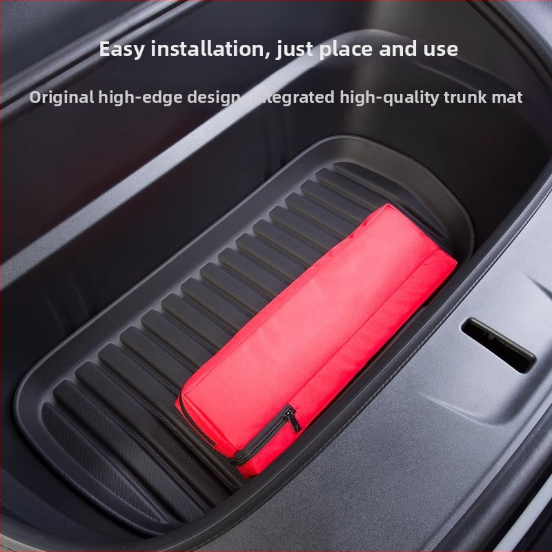 Tesla Model Y3 Ενσωματωμένο Κάλυμμα Αποσκευών, Υλικό TPE, Διαθεσιμότητα Προσαρμογής, Κωδικός 007, Ειδικά Πατάκια