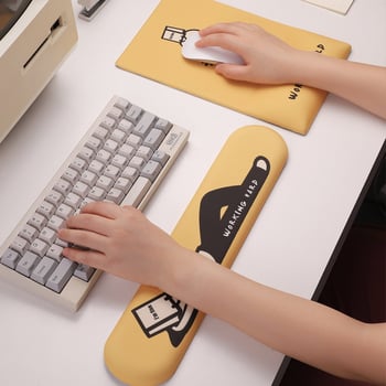 Μαξιλαράκι καρπού για πληκτρολόγιο και ποντίκι, μνήμης αφρού και ύφασμα, μοντέλο Zfb716 (254 g; αδιάβροχο; αντιολισθητικό; ανθεκτικό; για παιχνίδια)