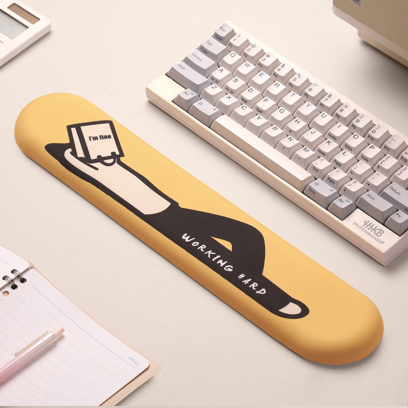 Μαξιλαράκι καρπού για πληκτρολόγιο και ποντίκι, μνήμης αφρού και ύφασμα, μοντέλο Zfb716 (254 g; αδιάβροχο; αντιολισθητικό; ανθεκτικό; για παιχνίδια)