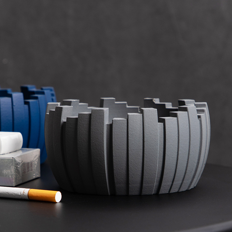 Cementna pepeljara, dekorativna i za pohranu, nordijski minimalistički stil, Zhenyi branda, mogućnost prilagodbe
