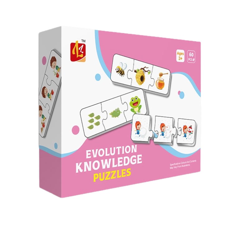 Lilong plosnati puzzle za djecu 4–6 godina, papirni materijal, kartice za prepoznavanje i usklađivanje, šifra proizvoda Ll401–ll410.