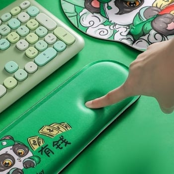 Mousepad mic din cauciuc, cu suport pentru încheietură, din plastic turnat, stil desen animat