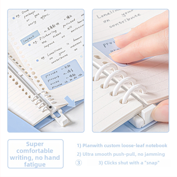 Planwith B5 binder notes PW251L — 60 listova, unutarnji papir 100 g, PP omot, B5, Rosyposy