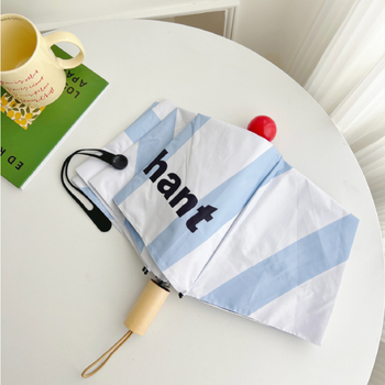 Umbrelă de soare cu design cu cățeluș desen animat, protecție UV UPF 40+, deschidere automată, cadru cu 8 brațe, țesătură 190T