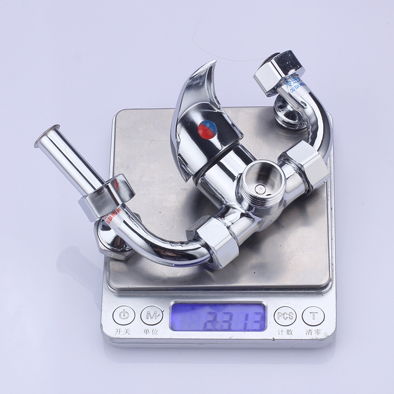 Valvă de amestec tip U pentru boiler electric de apă, oțel inoxidabil 304, presiune de lucru 0.8 MPa, interval de temperatură -10°C până la 90°C, debit la ieșire 20