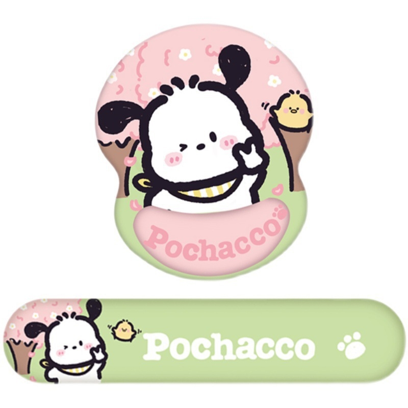 Padă de mouse MP-131 cu suport pentru încheietură, din cauciuc, mică, stil desen animat, covoraș de birou