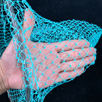 Rybárska sieť s drevenou rúčkou, železný kruh, veľké oko, deväťvláknový hrubý drôt