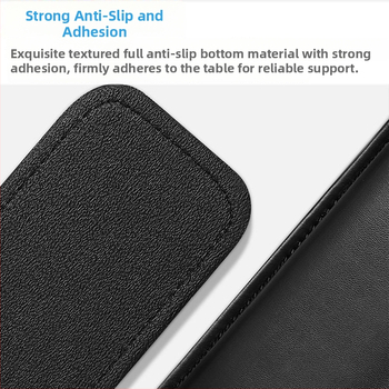 Μαξιλάρι καρπού για μηχανικό πληκτρολόγιο με επένδυση από δέρμα και μνήμης αφρού, συμβατό με 87–108 πλήκτρα, βάρος 150 g, ανθεκτικό στη φθορά