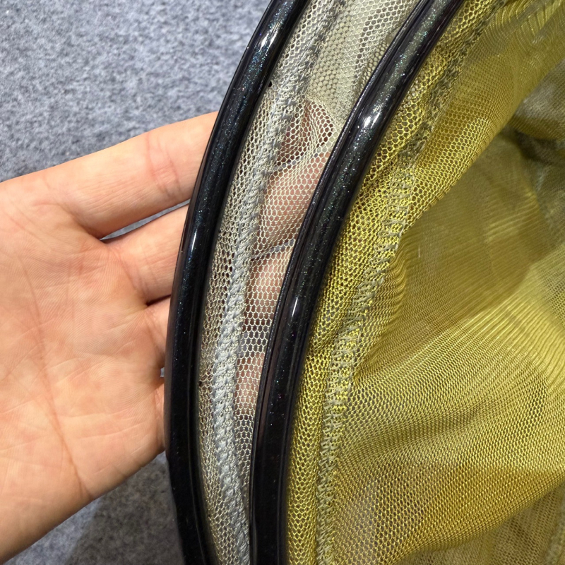 Cap de plasă din carbon Glory Gold – ultra-ușor, uscare rapidă, anti miros, cu ramă și buzunar